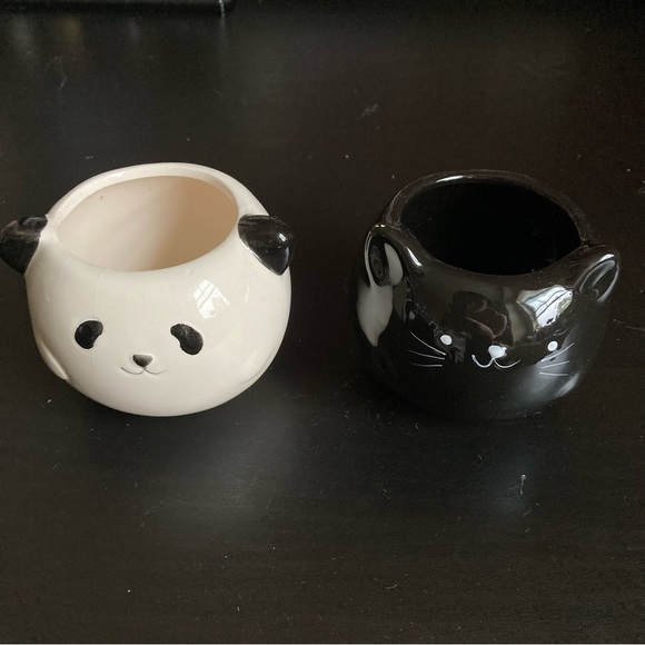 Target Other Panda And Cat Plant Pots Poshmark